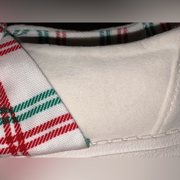 Hey Dude Festive Moccasins with Plaid Bow - Picture 6 of 6